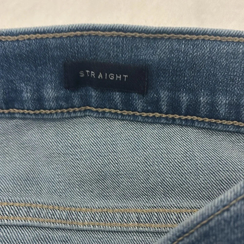 J Crew Flex straight blue jeans SZ 32 X30 light wash stretchy casual wear comfy - Picture 5 of 15